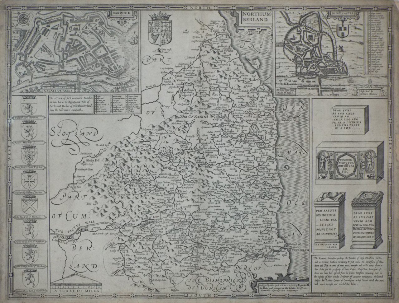 Map of Northumberland - Speed